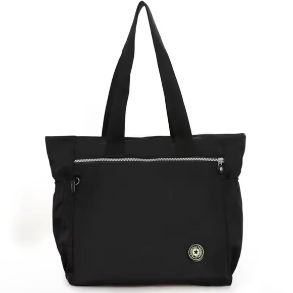 New Black Nylon Oxford Shoulder Tote Bag – Versatile, Durable & Spacious - Picture 1 of 4